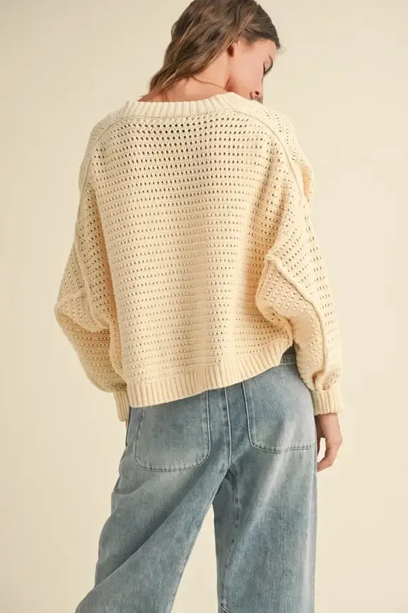 SHRUG STYLE SWEATER CARDIGAN