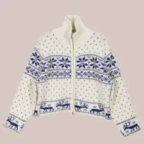 SIGRID - NORDIC ZIP-UP SWEATER