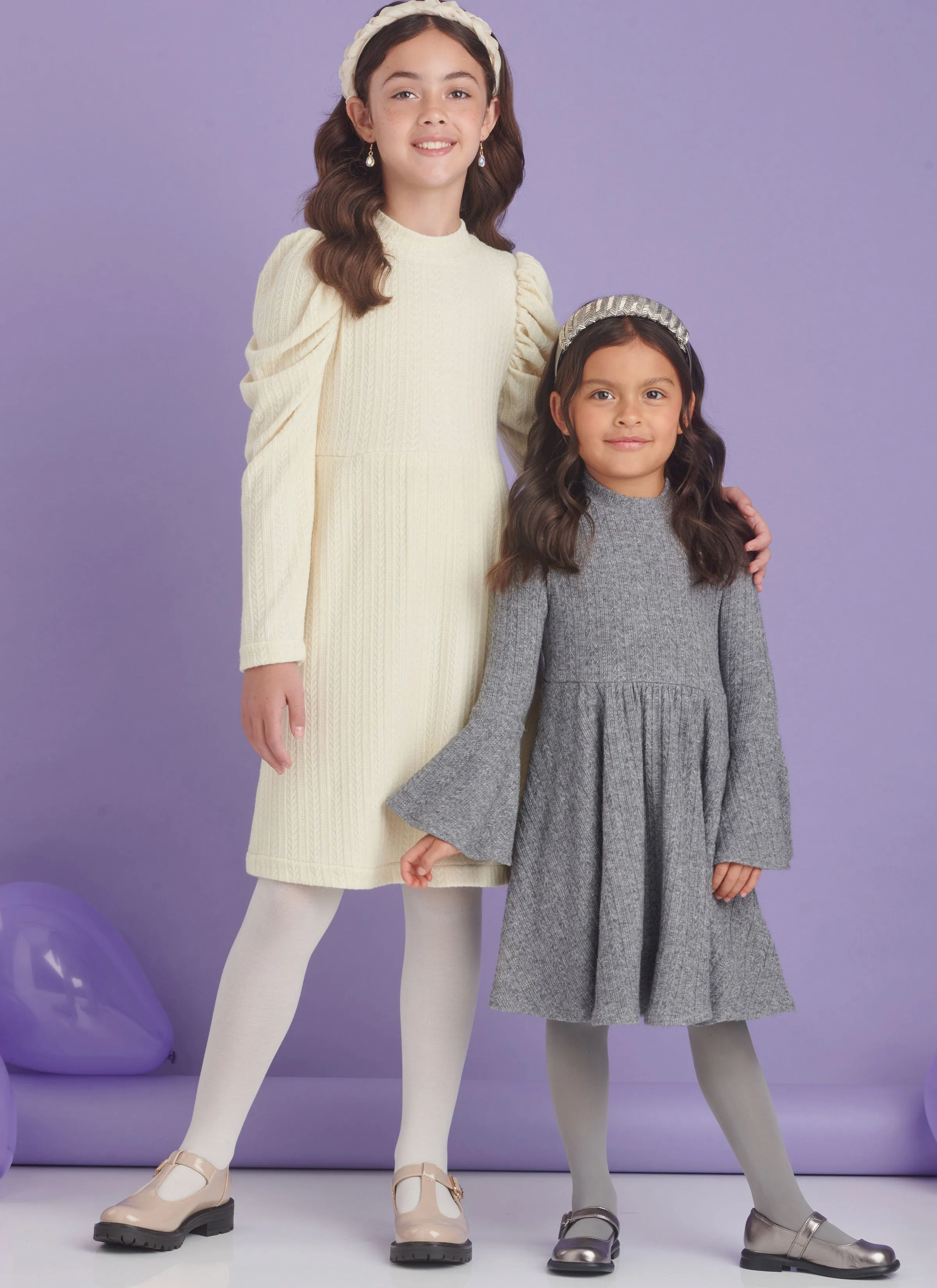 Simplicity Sewing Pattern 9862 Girls' Knit Dresses