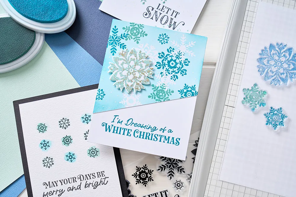 Sizzix Framelits Die Set 15PK - White Christmas #2 by Catherine Pooler