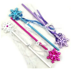 Snowflake Fairy Wand Asst Colours