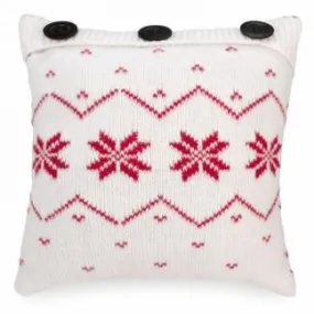 Snowflake Knit Pillows (Only White Left!)