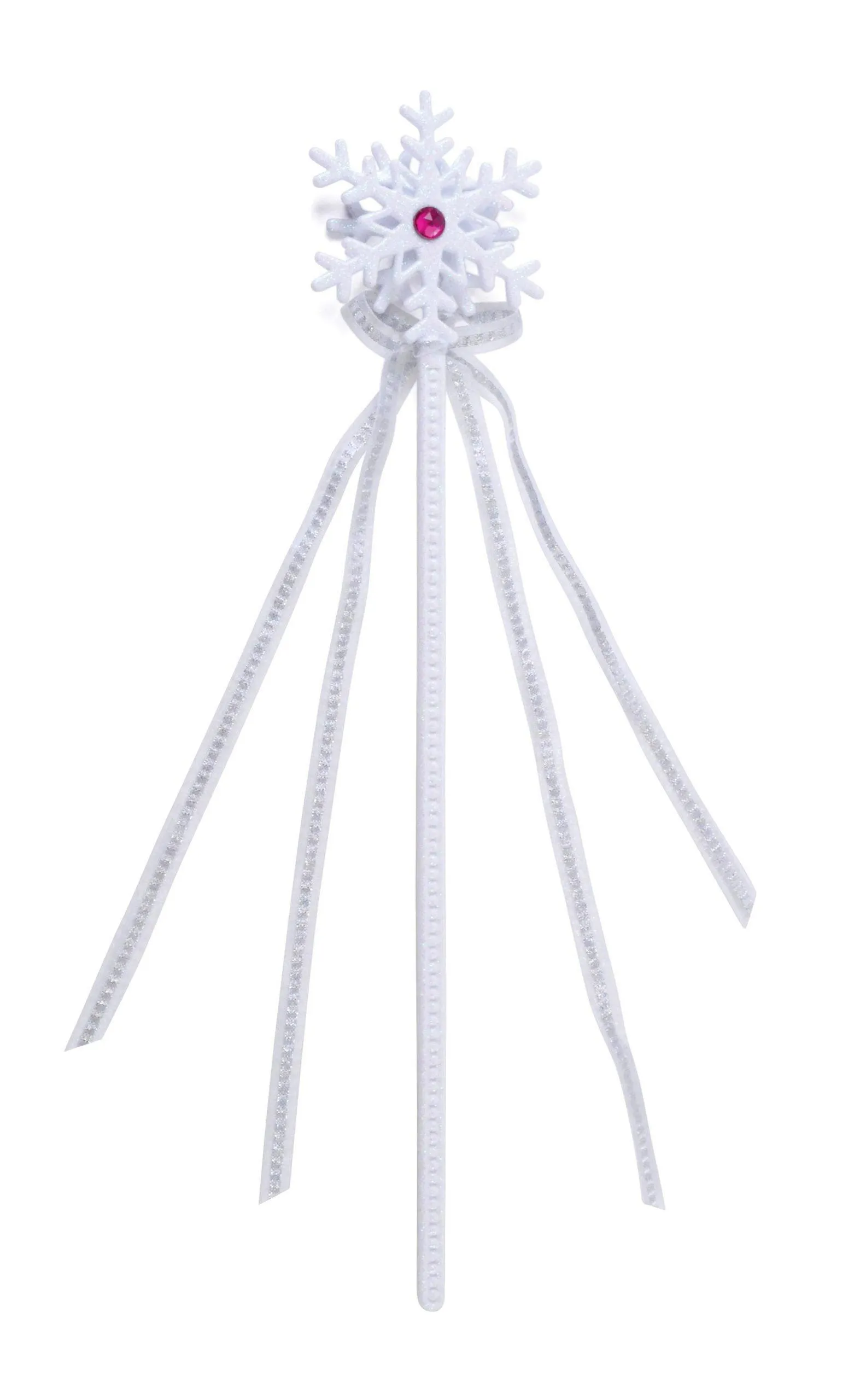 Snowflake Wand White, Fancy Dress Party Costume Accessory