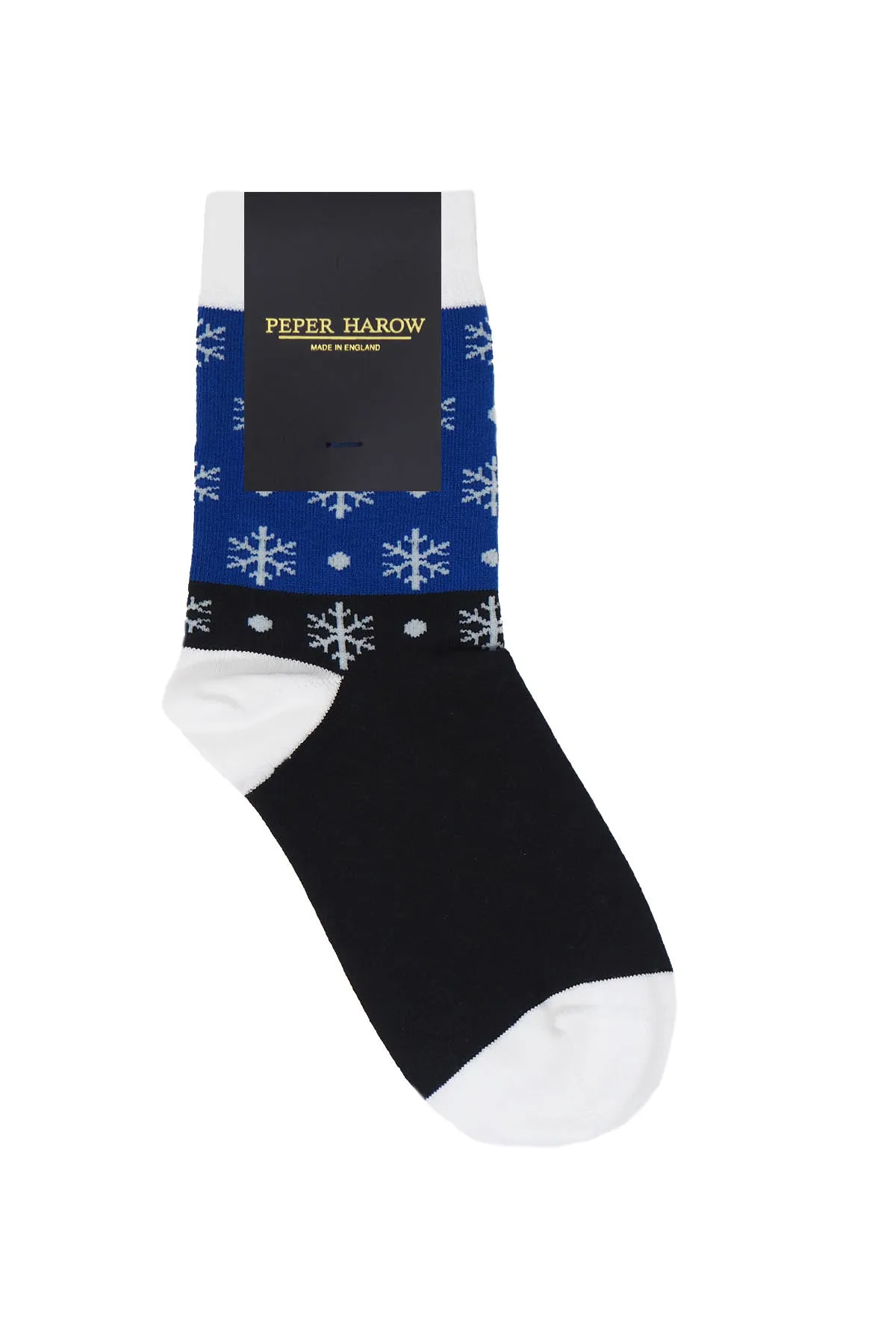 Snowflake Women's Socks - Blue