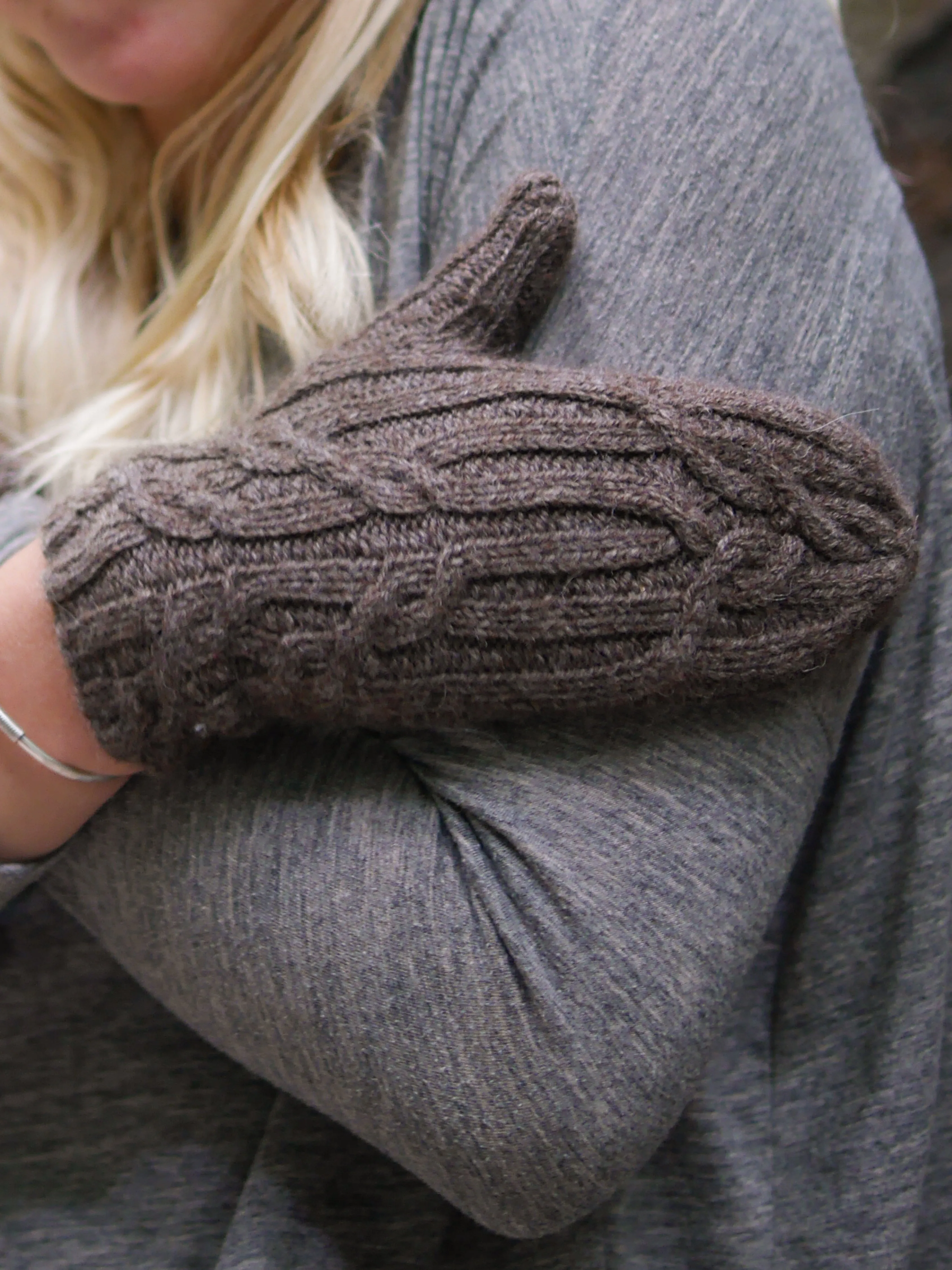 Snowplough Mittens <br/><small>knitting pattern</small>