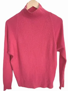 Soft Summer Punch Ribbed Cashmere Sweater