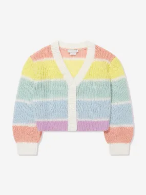 Stella McCartney Girls Knitted Cardigan in Multicolour