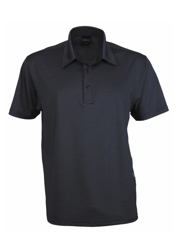 Stencil Silvertech men's polo