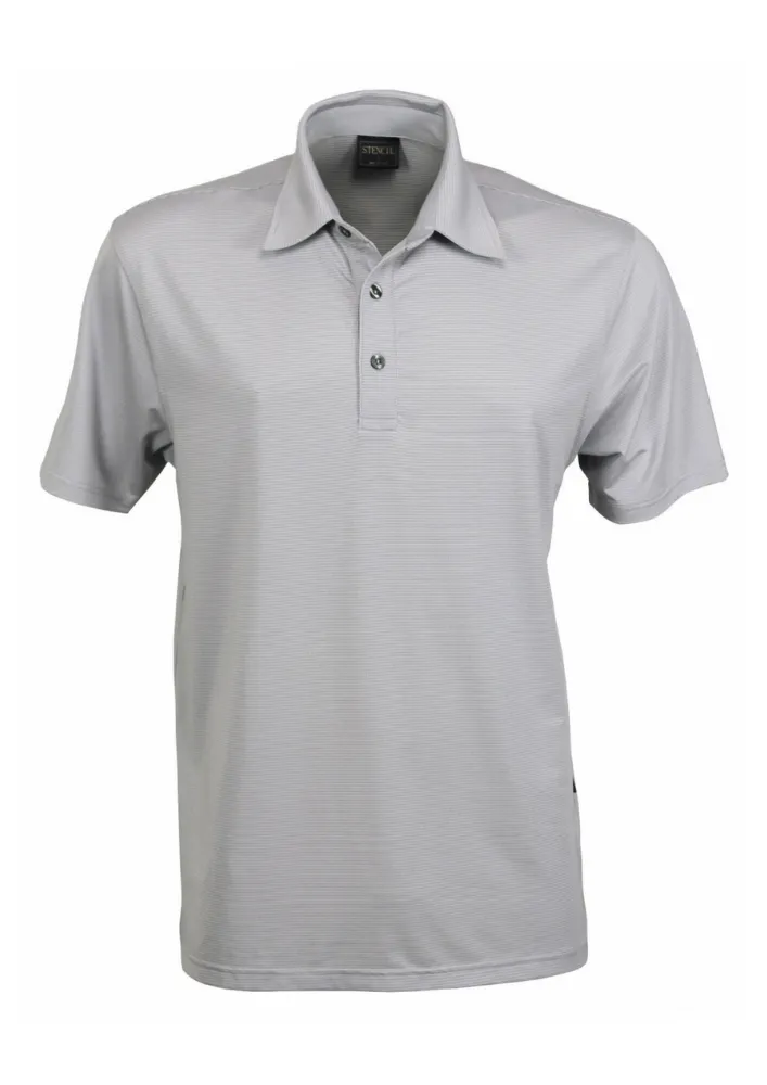 Stencil Silvertech men's polo