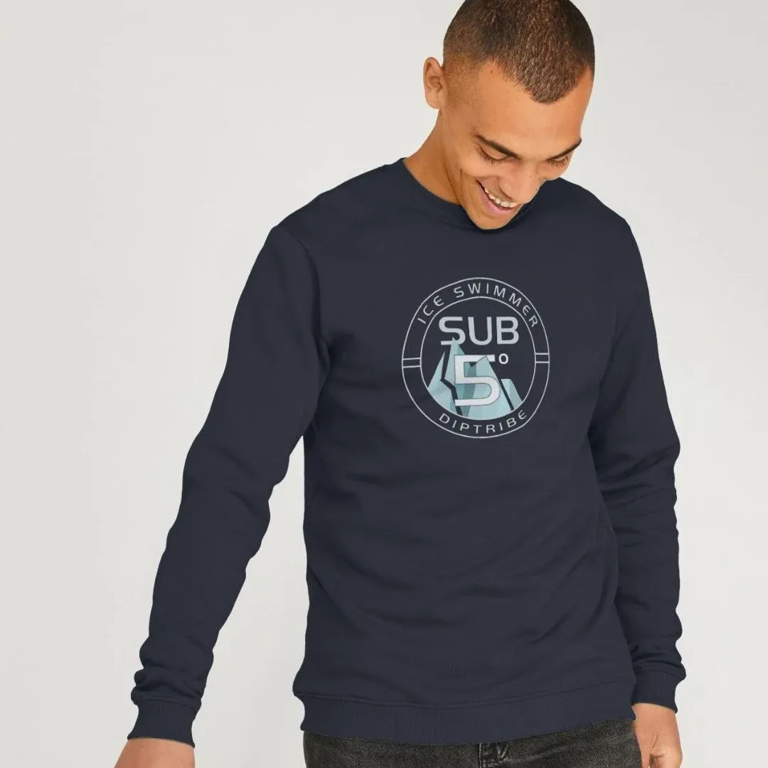 Sub 5 Ice Swimmer Arctic Men's Sweatshirt