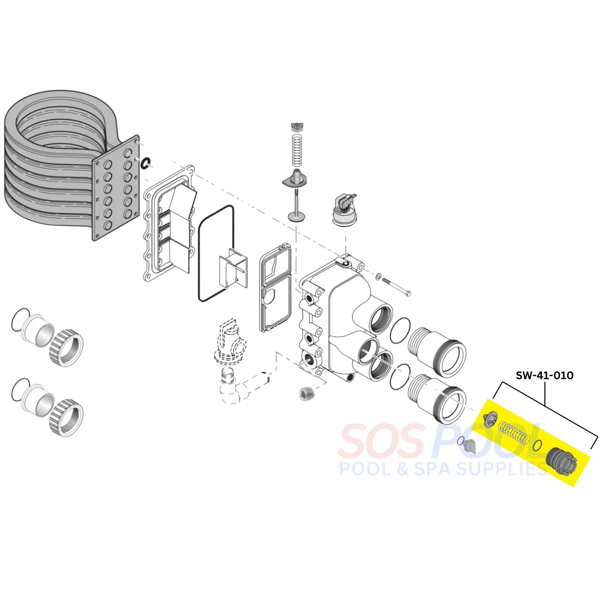 Swimables Thermal Regulator Kit For Pentair MasterTemp and Max-E-Therm Heaters | 77707-0010 | SW-41-010