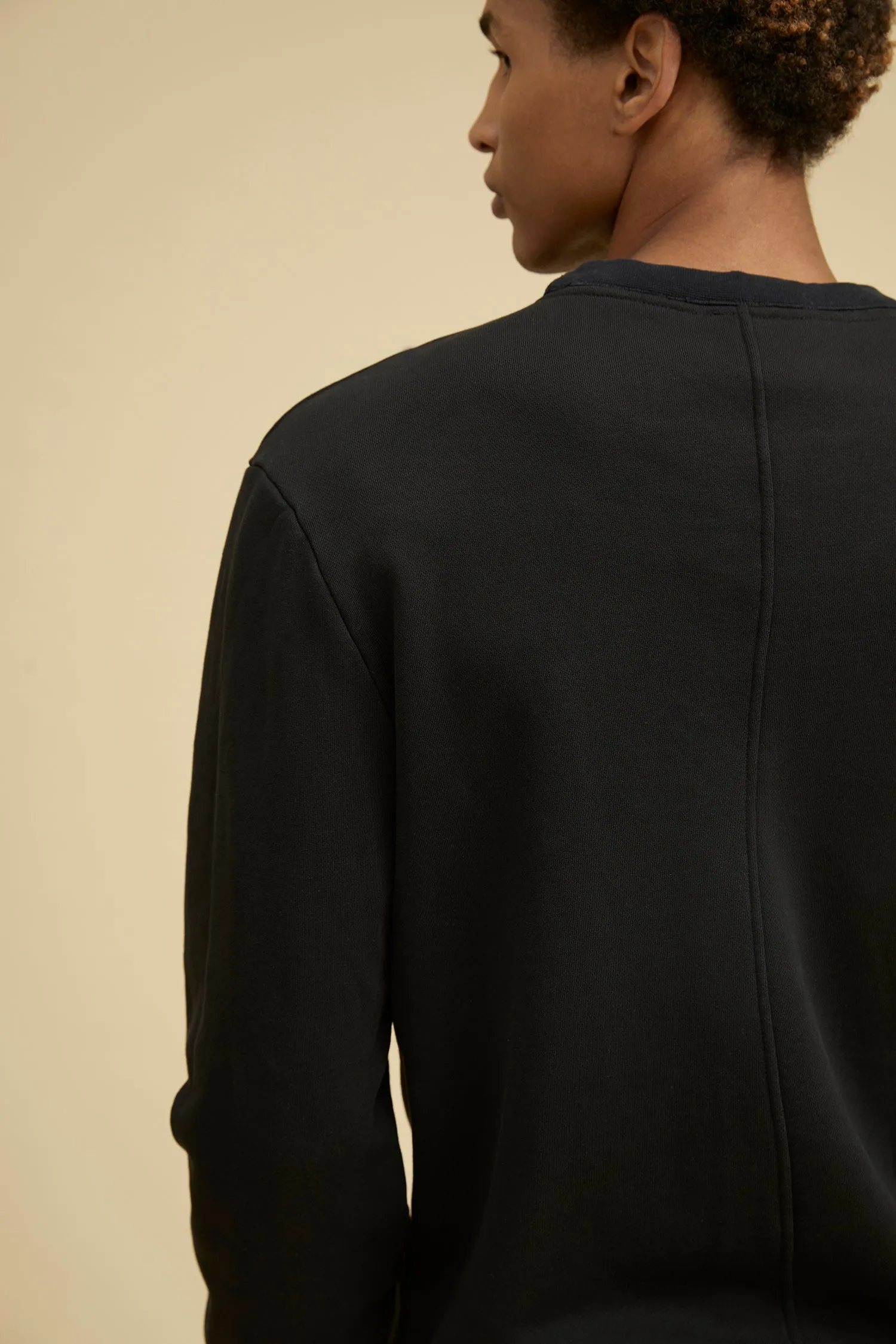 The Icon Sweatshirt || Black | Organic Cotton