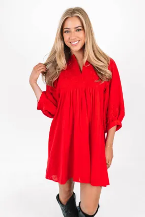 The Maddy Dress - Red