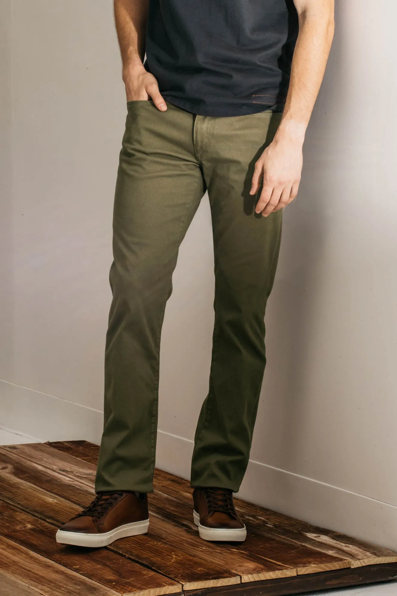 The Pen Slim Denit® -  Distressed Military Green