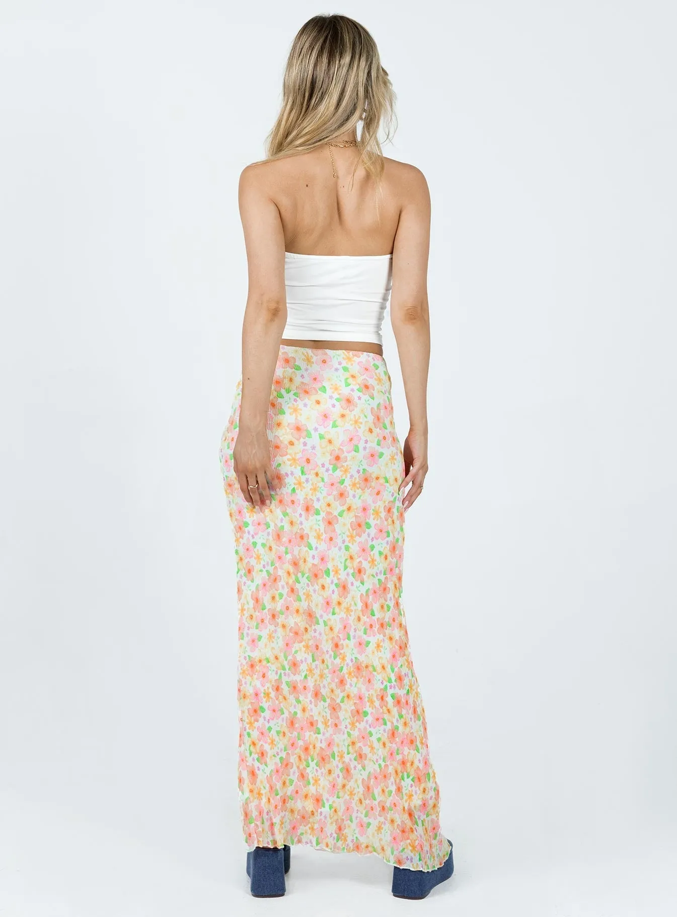 Tiarna Maxi Skirt White