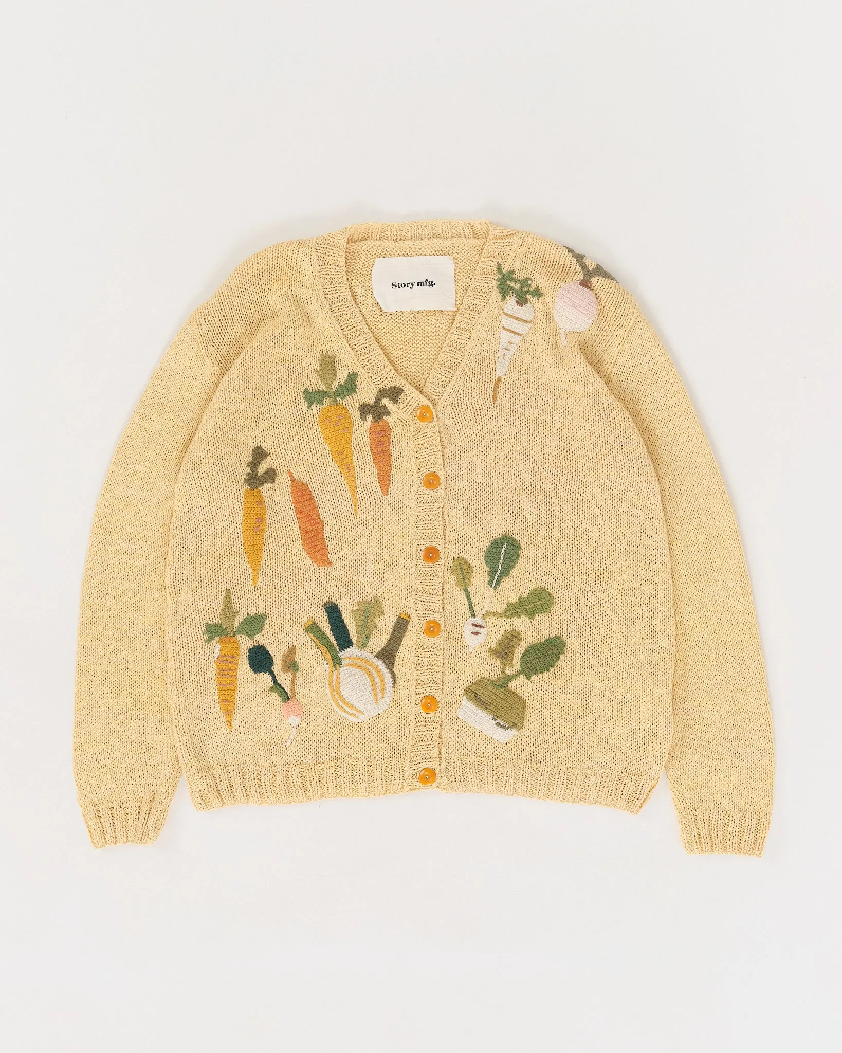 Twinsun Knit Cardigan - Yellow Rooting For You