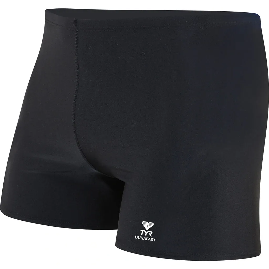 TYR Durafast Elite Mens Black Square Leg Swimsuit