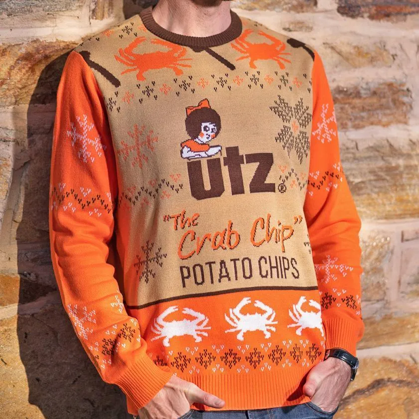 Utz Crab Chips / Knit Sweater