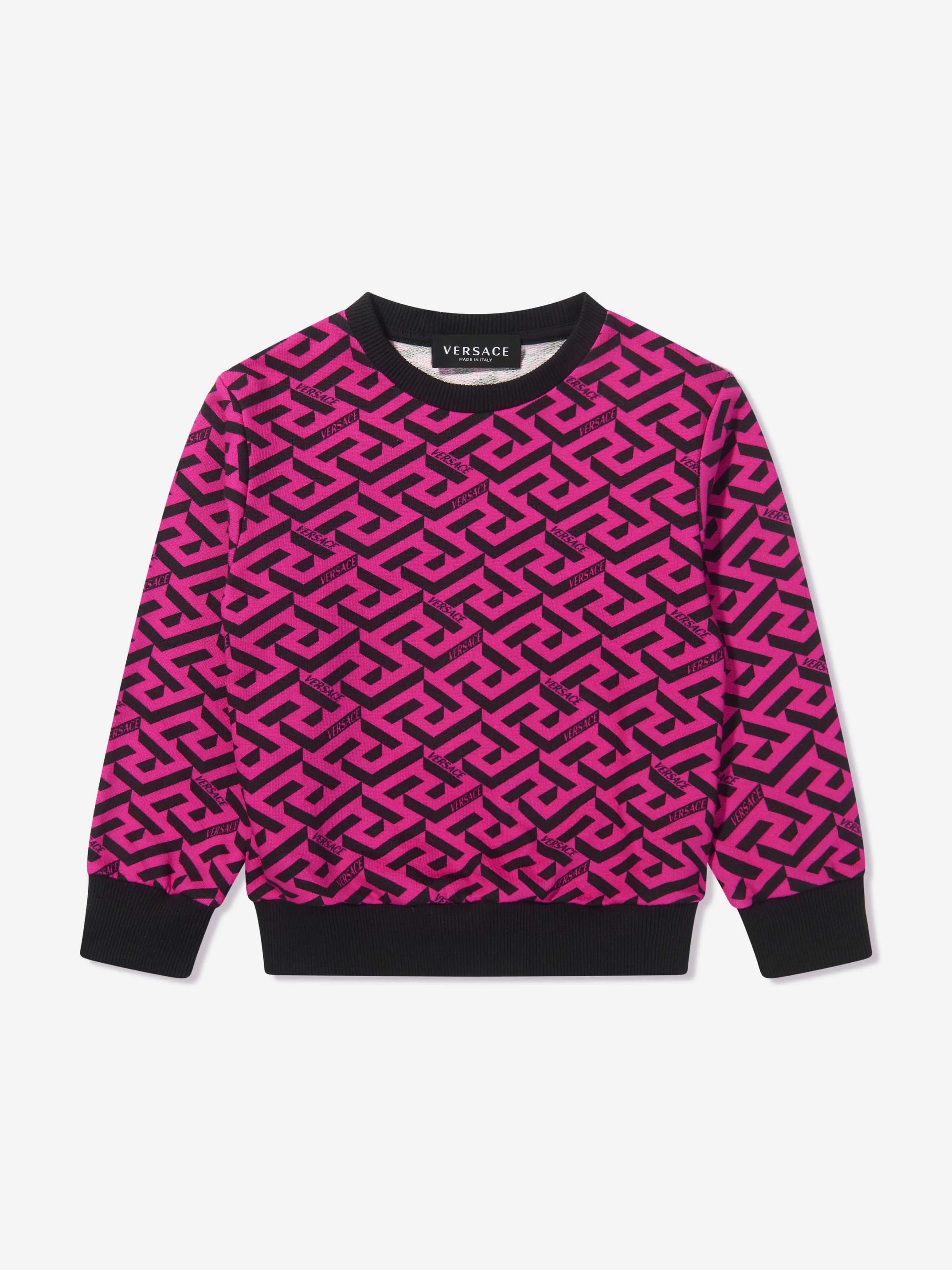 Versace Girls All Over Print Sweatshirt