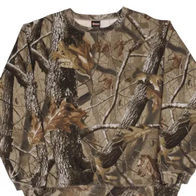 VINTAGE HUNTING REALTREE HARDWOODS CAMO SWEATSHIRT SIZE LARGE