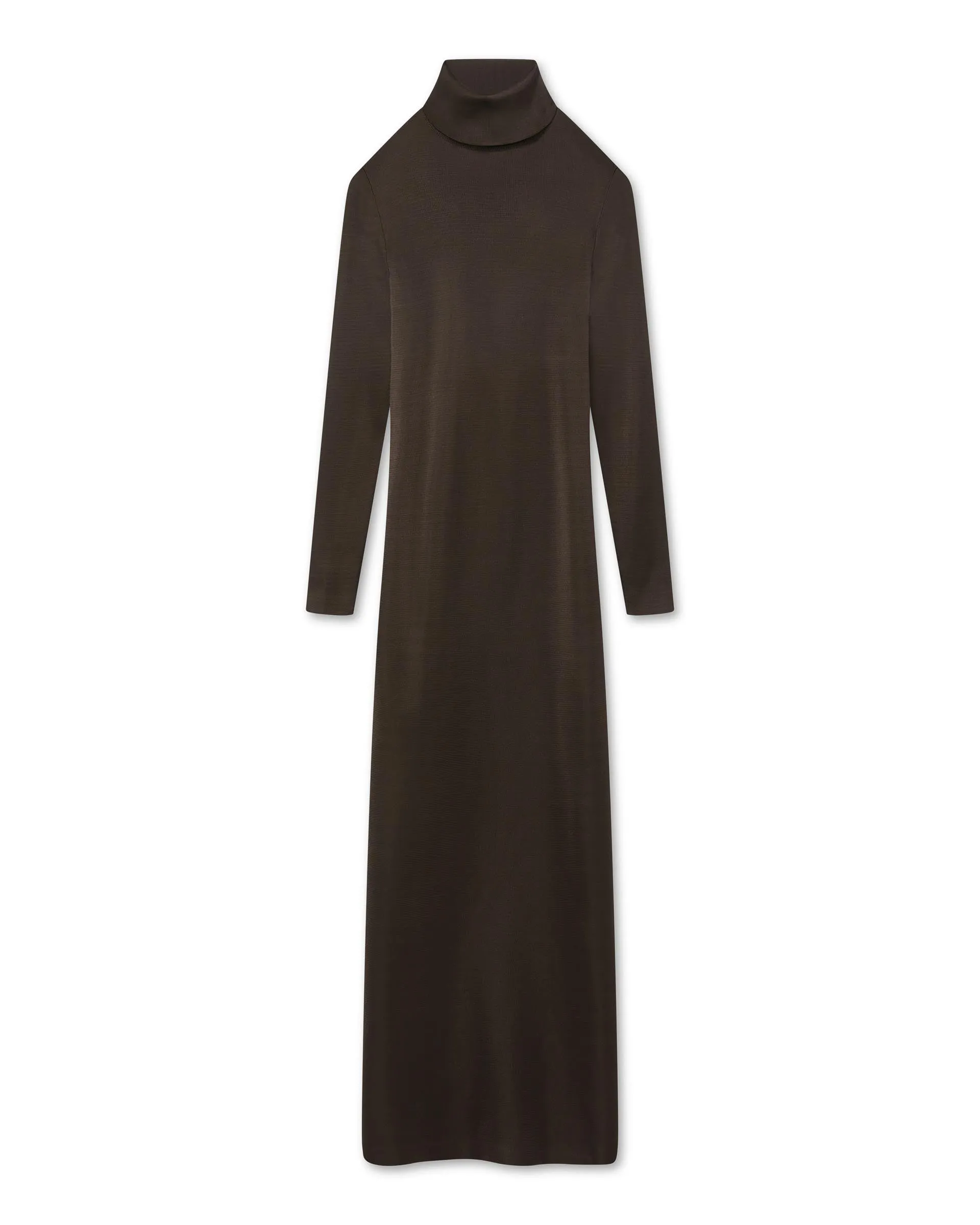 Viola Dress in Viscose, Chocolate