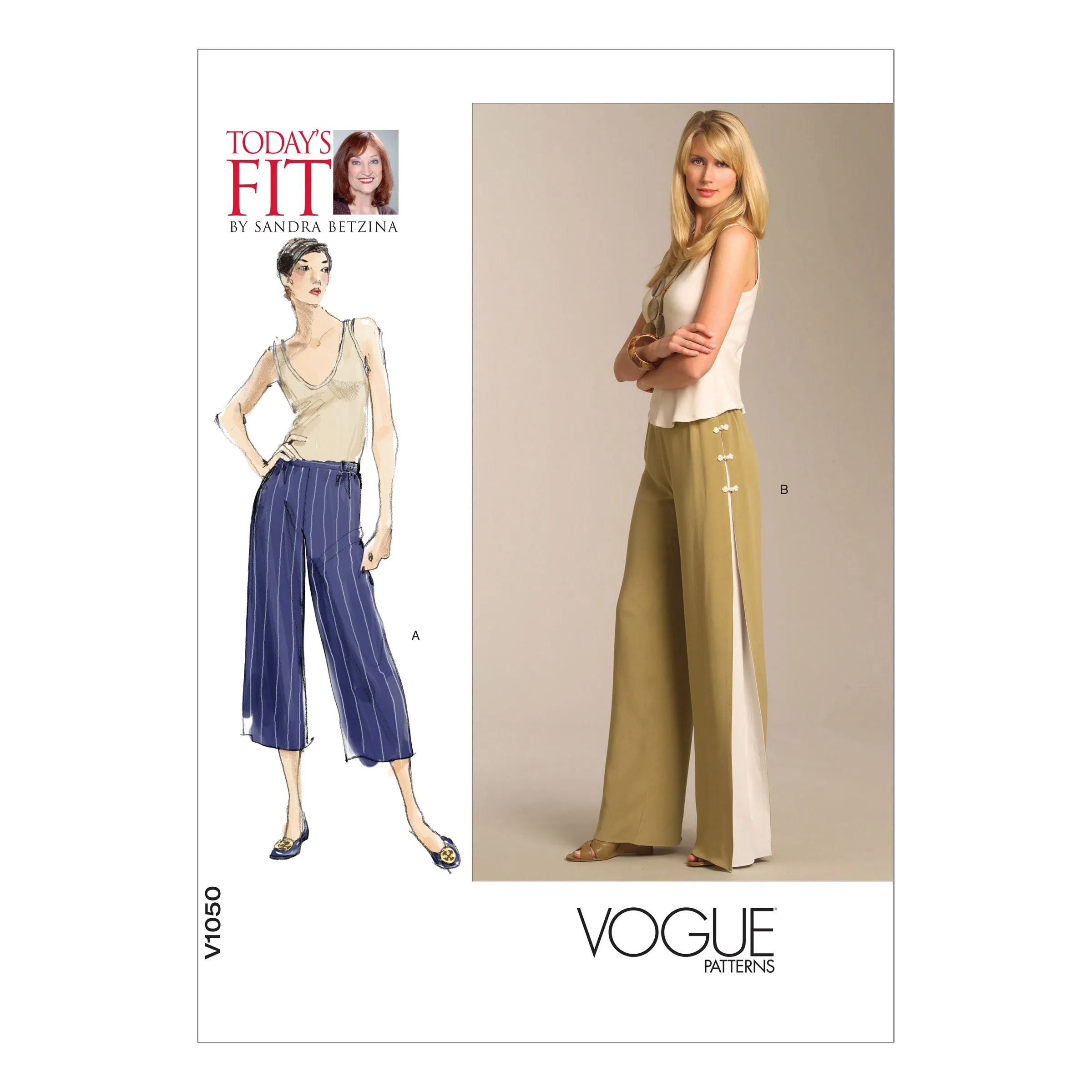 Vogue Pattern 1050 Misses' Pants