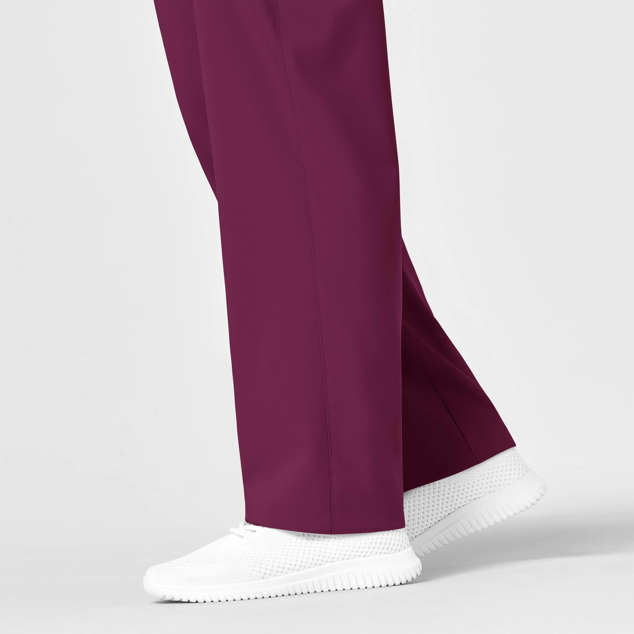 W123 Unisex Multi-Cargo Scrub Pant - Wine