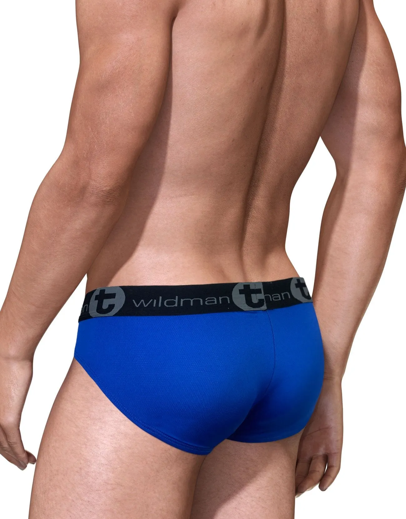 WildmanT BIG BOY POUCH MESH BRIEF ROYAL BLUE