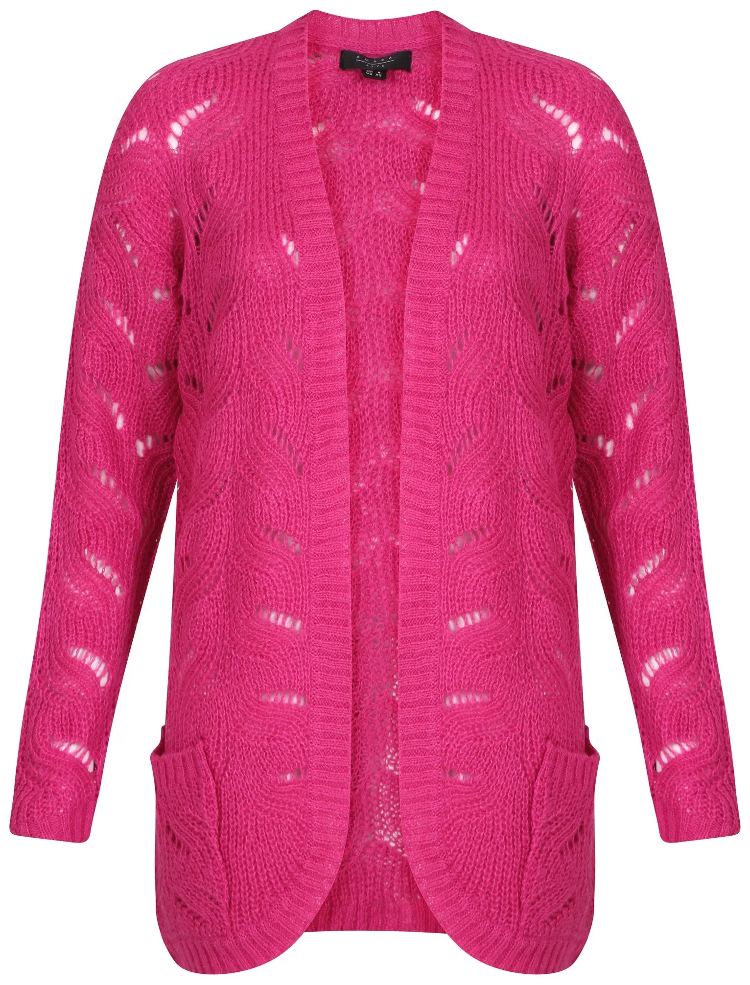 Womens Amara Reya Lilac Cardigan in pink