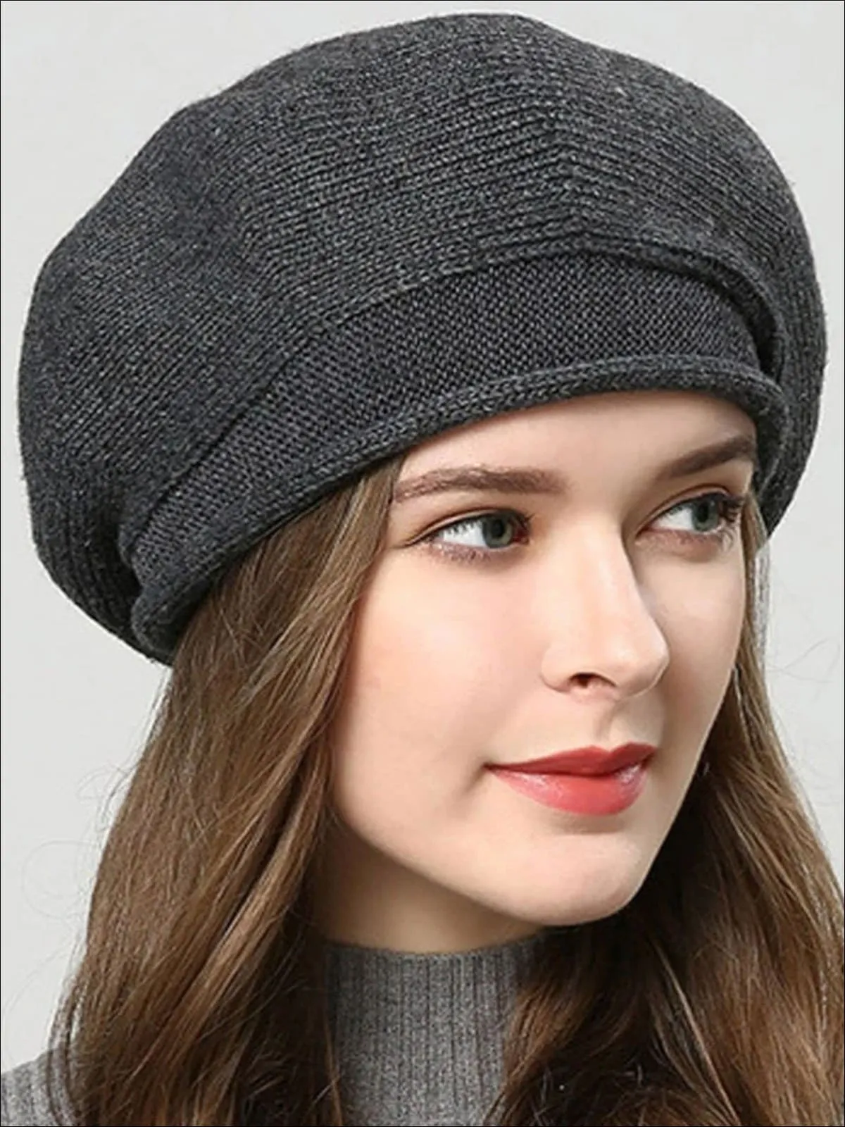 Women's Fall Knit Fashion Beret Cap