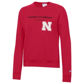 Women's Nebraska Huskers Powerblend Fleece Sweatshirt