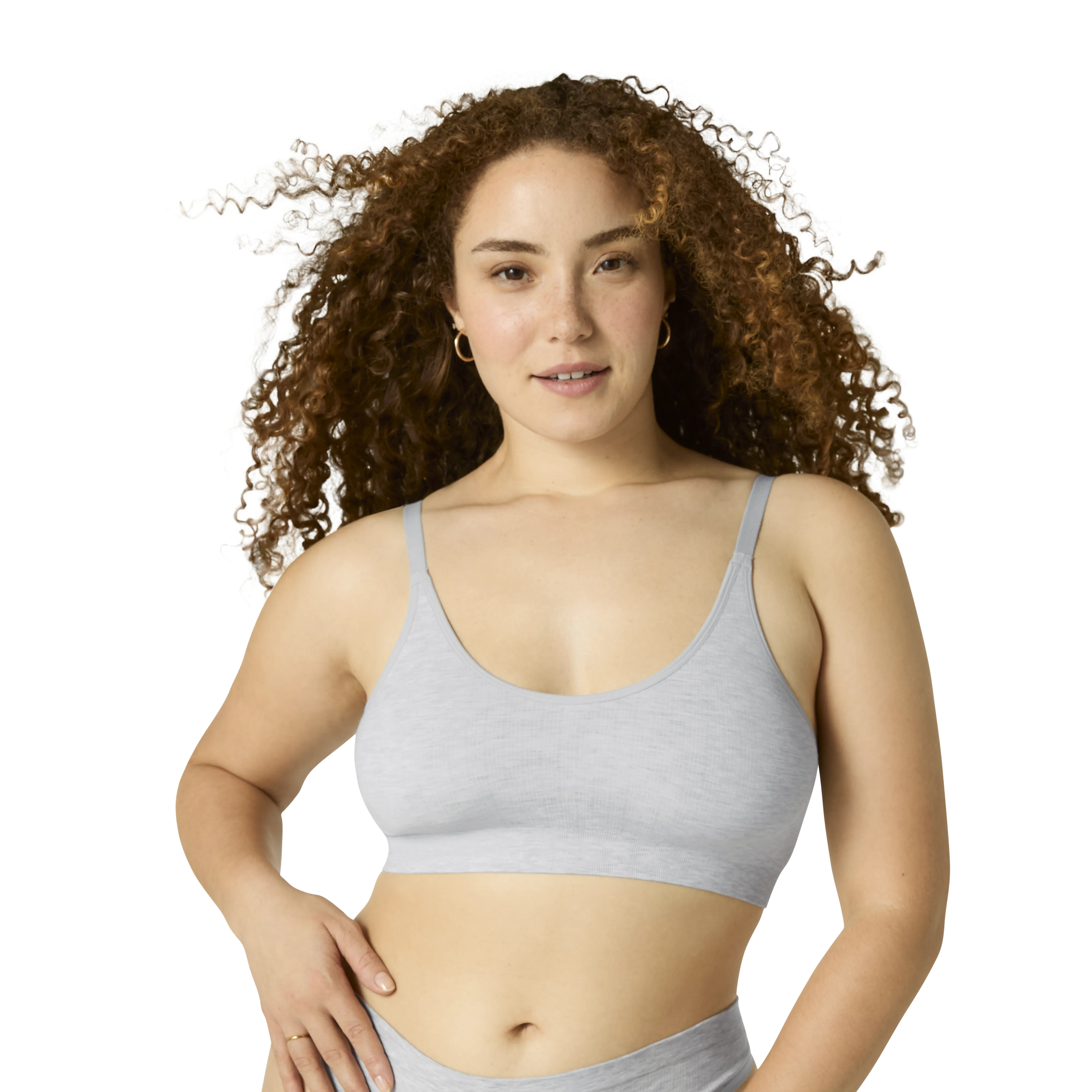 Women's Seamless Scoop Bralette   Brief