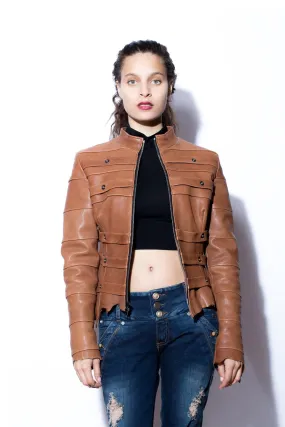 Women's Strap Me Up Cognac Jacket