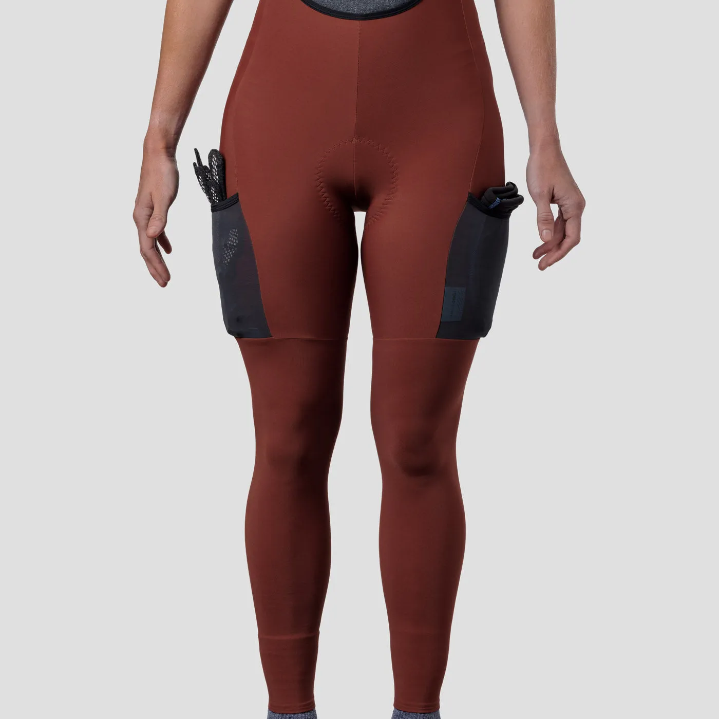 Women's Thermal Droptail Cargo Bib Tight - Mesa (Limited)