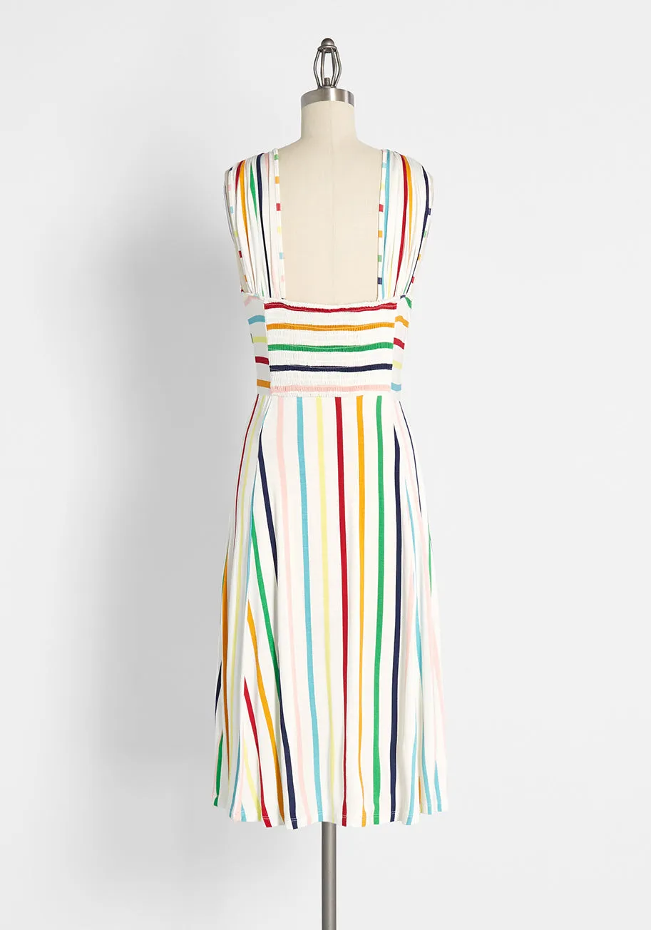 You've Yacht To Be Kidding Me Knit Midi Dress