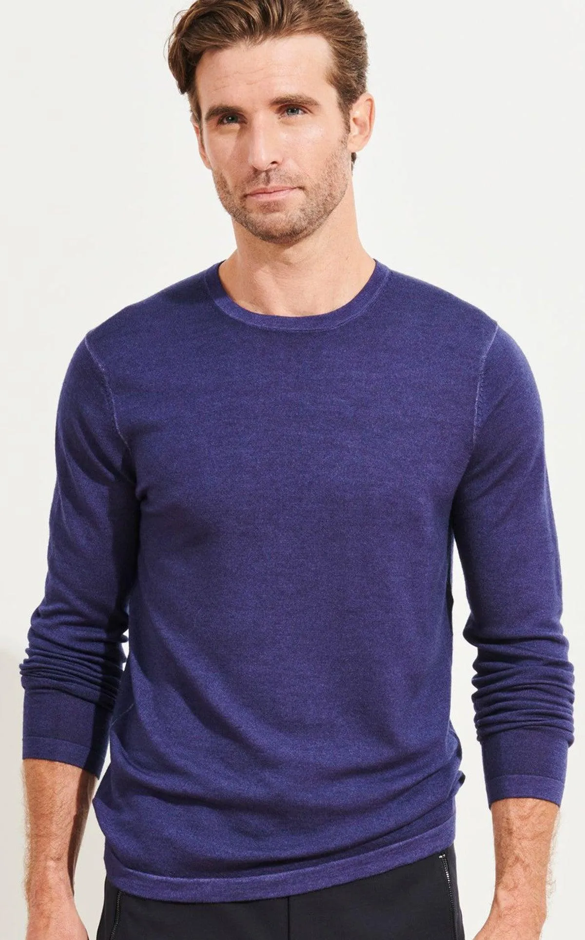 ZPC36 Washed Assaraf Crew Neck Knit